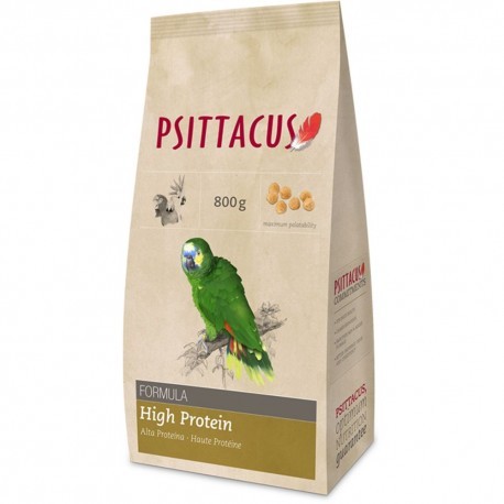 PSITTACUS PIENSO ALTA PROTEINA 800gr