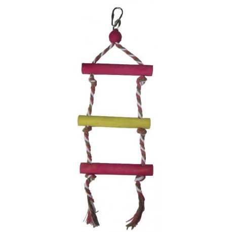 Escalera cuerda - madera colores