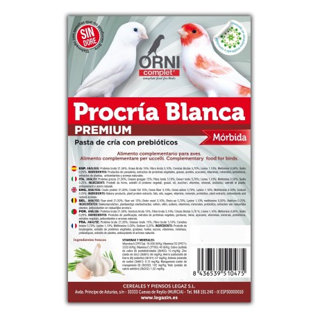 Pasta ProCría Blanca Premium Legazín
