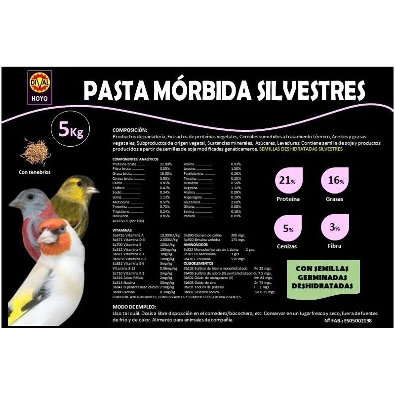 Pasta Silvestres con Semillas Germinadas