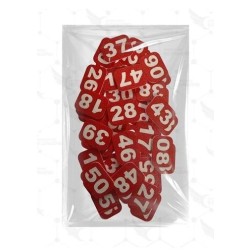 Números para Jaulas Rojos