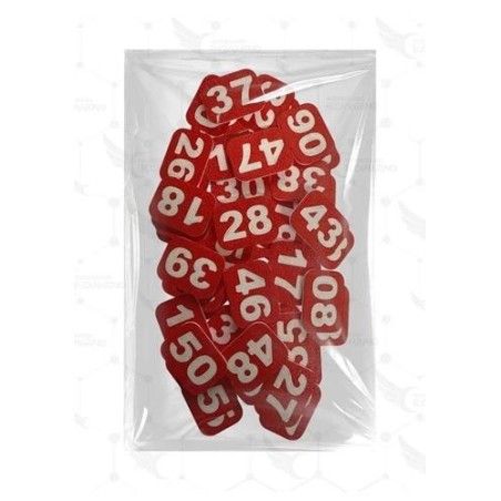 Números para Jaulas Rojos