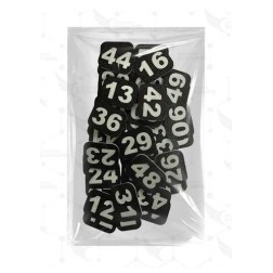 Números para jaulas Negros