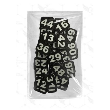 Números para jaulas Negros