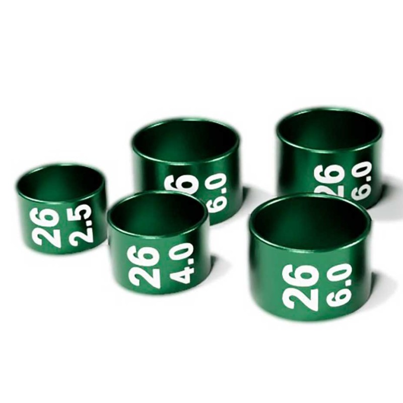 Anillas para Canarios cerradas 3mm - Tira de 25